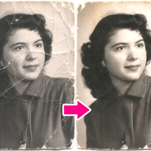 JJPRINTS Photo Restoration and Repair with print & soft copy